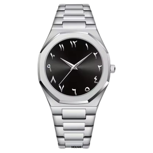 Silver Arabic B&W